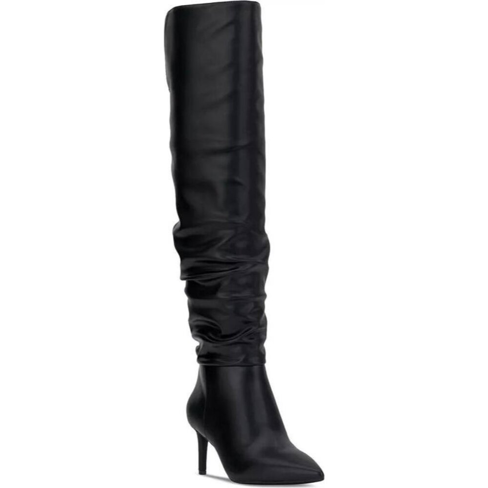 I.N.C. International Concepts Damoni OTK Boots Black Sz 6 MSRP $129